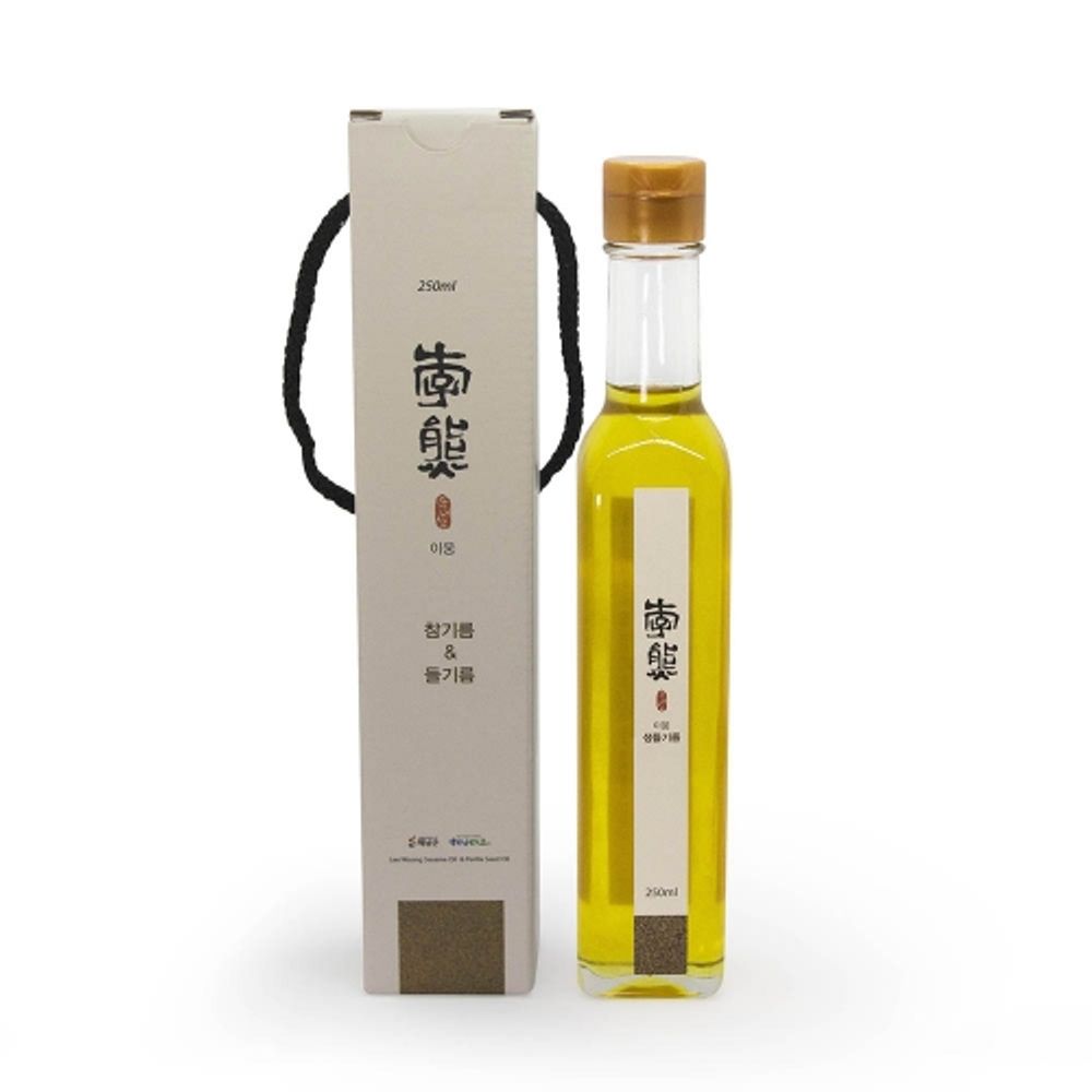 [Lee Woong Foods] 100% Korean raw perilla oil, Lee Woong Perilla oil, 250ml_ Made in Korea